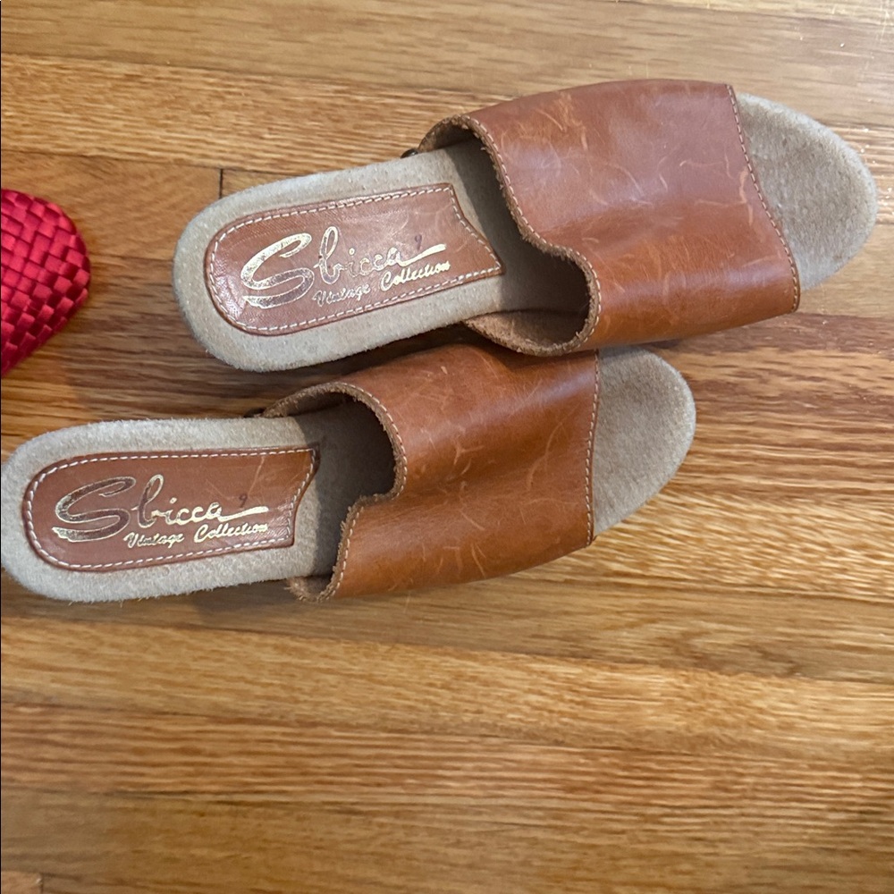 Sbiicca Vintage Collection clog platform mules so 70’s 9 or 9.5 m - Picture 4 of 7